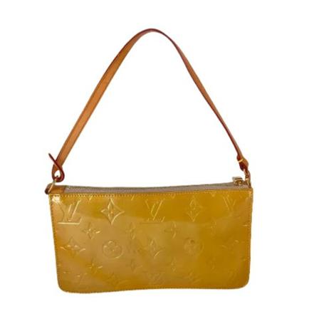 Louis Vuitton Vintage, Pre-owned Leather louis-vuitton-bags Geel, Dames, Maat:ONE Size
