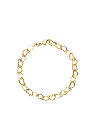 Caroline Svedbom Heart Chain Bracelet Armband Dam Guld ONESIZE