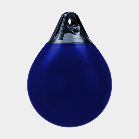 Klotfender Polyform A5, Ø71 cm, blå med blå topp