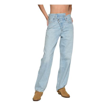 Agolde, Wide Jeans Niebieski, Kobieta, Rozmiar: W28