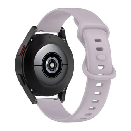 Enkel justerbar urrem i silikone til Samsung Galaxy Watch - Lyselilla Purple