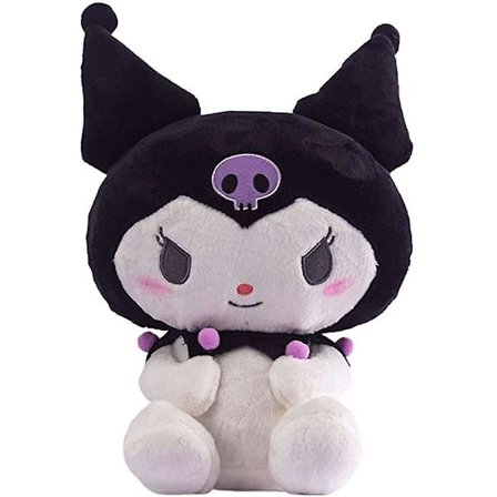 Kawaii Kuromi plys bamser, sød anime plys bamse pige vedhæng dekorativt legetøj, til børn 32cm Kuromi ny stil