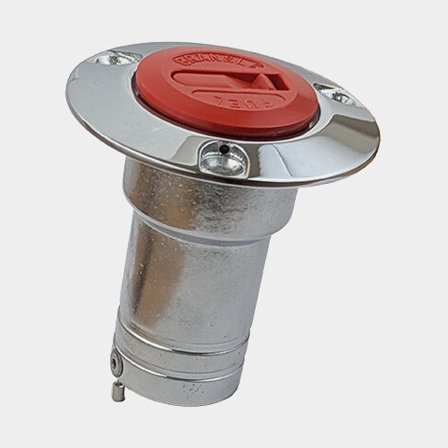 Däcksförskruvning kromad bränsle Ø 38 mm