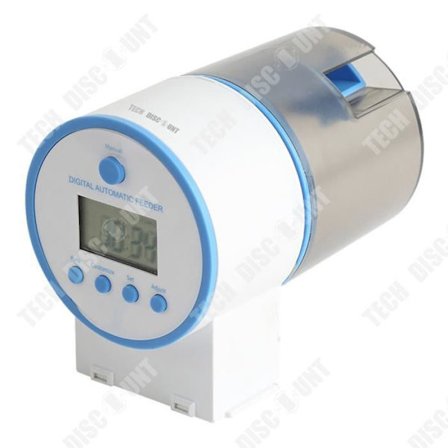 Automatisk fiskmatning - TD - Vit - 50G/100G - ABS-plast - Inomhus