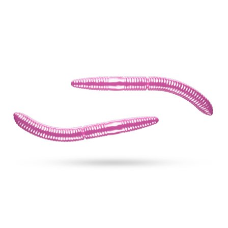 Libra Lures Fatty D'Worm 75 Cheese (8-pack) - Pink Pearl