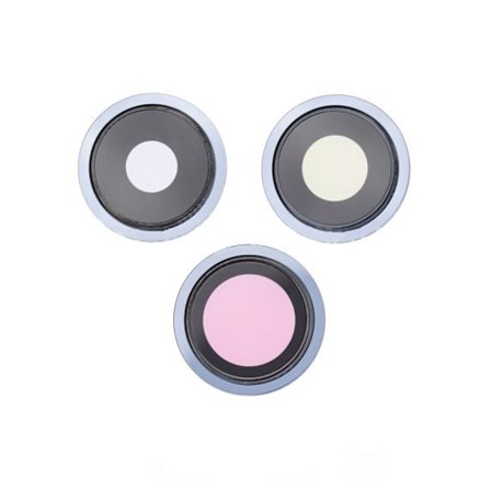 iPhone 13 Pro/13 Pro Max Kameralins med Ram - Blå