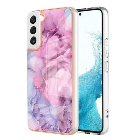 Marmormotiv Samsung Galaxy S22 skal - Ros