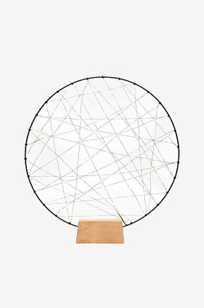 Jotex - Rund metalldekoration 160 LED 64cm Svart - Köp Dekorativ julbelysning hos Jotex