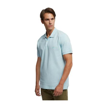 Brooks Brothers Slim-fit Short Sleeves Pique Polo Shirt Blå, Herre