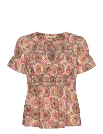 Scarlet Blouse Blouses Short-sleeved Rosa ODD MOLLY*Betinget Tilbud