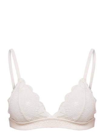 Sky - N*8 Triangle Lingerie Bras & Tops Soft Bras Bralette Hvit Etam*Betinget Tilbud