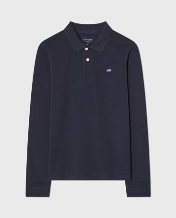 Lexington Jackson langarm-poloshirt piqué, dunkelblau