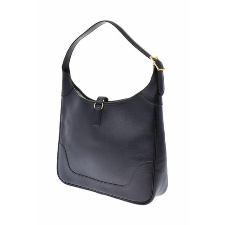 Hermès Vintage, Pre-owned Trim Zwart, Dames, Maat:ONE Size,leer
