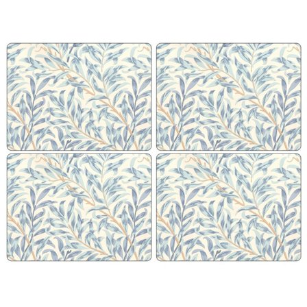 Spode Morris & Co Willow Morris Blå Bordsunderlägg 4-pack | Dukning & Servering > Bordstablett | Bagaren och Kocken