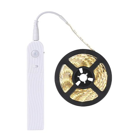 LED-belysning under skåp med rörelsesensor, vattentät 5V USB LED nattljusremsa