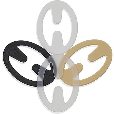 Set med 4 bh-clips, remmar, spännen, racerback, dolda remmar, klippta, A