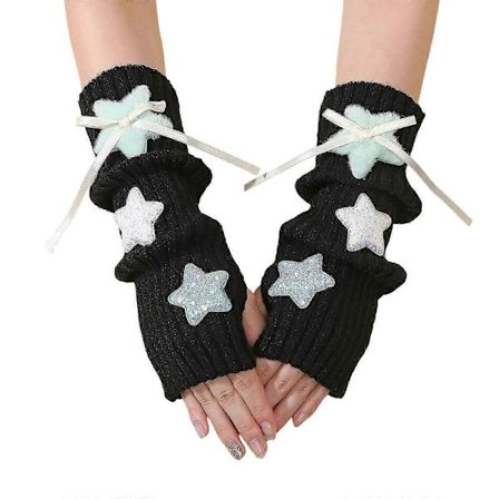 Tyylikkäät pitkät resorihihansuut käsineet käsivarsien lämmittimet ylisuojus tekstiviestittelyyn käsienlämmitin 2000-luvun trendi monivärinen