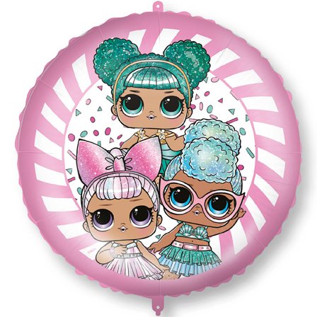LOL Glitterati Folieballong 46 cm - LoL Surprise Kalas Dekoration - Kalaslagret.se