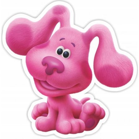 Pele-mele foto Noname - DY0361 - SRBC-001-DÉKORATION VÄGG LITEN BLUE'S CLUES ROSA