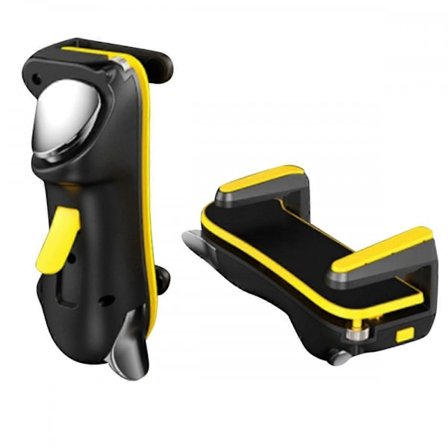 Sex Finger för Spelkontroll L1 R1 Knapp (Gul)