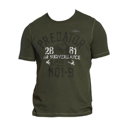 Aeronautica Militare, T-Shirts Zielony, Mężczyzna, Rozmiar: L