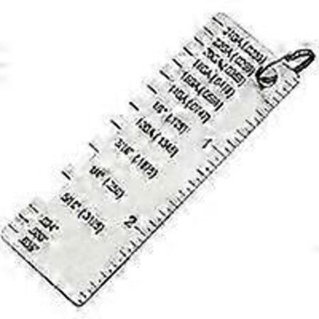 Rustfri stål tykkelsesmåler/Svejseplade tykkelsesmåler belagt størrelsesinspektionsværktøj, metal tykkelsesmåler værktøj