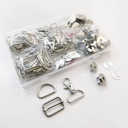 64 Käsityötarviketta Laukunvalmistukseen Pyörivällä Korttikoukulla