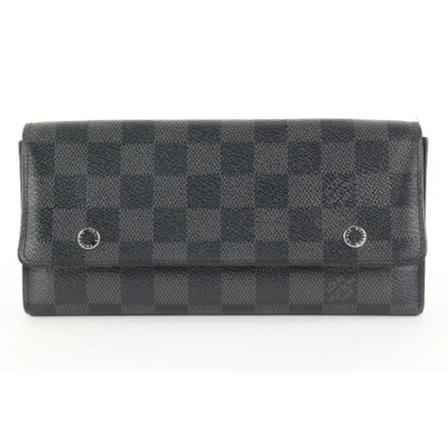 Louis Vuitton Vintage, Pre-owned Leather wallets Zwart, Dames, Maat:ONE Size