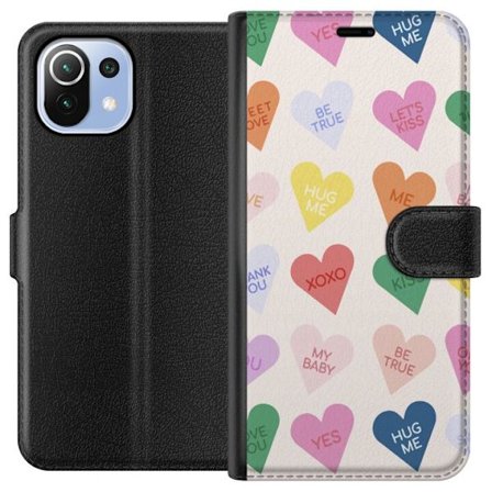 Kompatibelt Lommeboketui til Xiaomi Xiaomi Mi 11 Lite CandyHearts