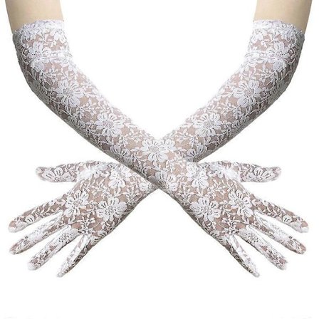 Handsker Lange Blonde Opera Handsker til Dansefest