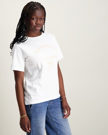 Sofie Schnoor ZenaSY T-shirt Cremefarvet T-shirts Pige - Kids Brand Store