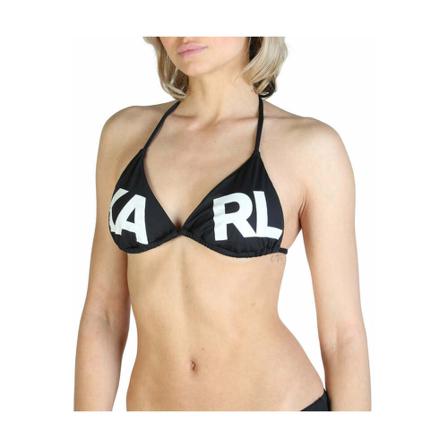 Karl Lagerfeld, Bikini top Kl 21Wtp 09 Czarny, Kobieta, Rozmiar: XS