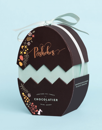 Jentene På Tunet Påskeegg med sjokoladeoverraskelser