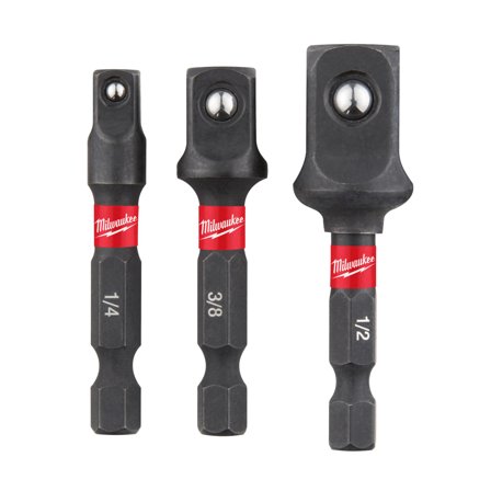 Milwaukee 4932479228 Adaptersett 3-pakk, Maskintilbehør & forbruk