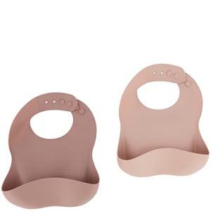 Buddy & Hope 2-Pack Pink Bib One Size - Baby feeding - One size - Pink