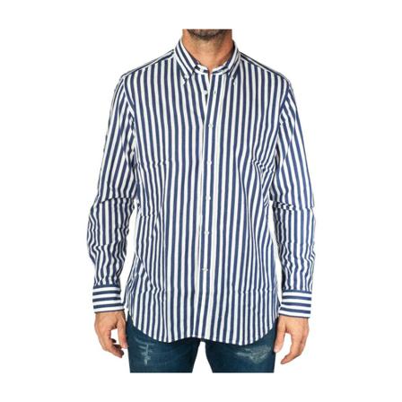 Bagutta Casual Shirts Blå, Herre Skjorter
