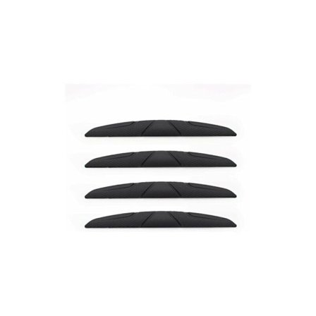 DOPA 4 st bil anti-kollisionslister kant skyddslister bil backspegel kant skydd anti-skav dörrskydd för alla fordon svart