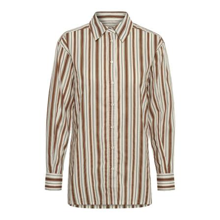 Part Two Kassiepw SH Buser , Bruin , Dames , Maat: M Longsleeve shirts