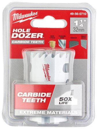 Milwaukee Hole Dozer Carbide Hulsav TCT, hårdmetal Ø 33 mm, Maskintilbehør & forbrugsvarer
