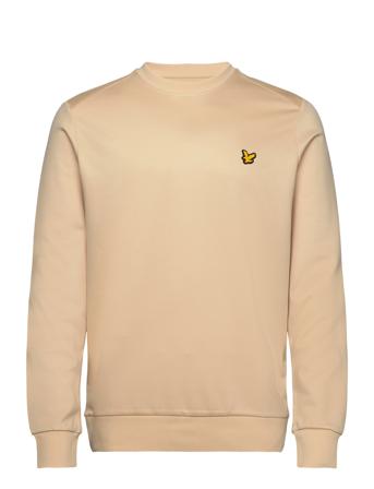 Crew Neck Fly Fleece Beige Lyle & Scott Sport