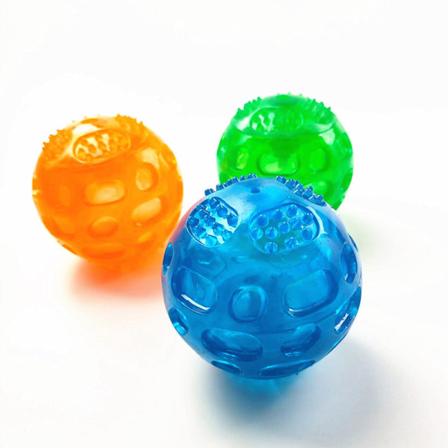 Koirapallot, kestävät lemmikkien pureskeltavat pomppivat kumipallolelut (3 palloa)