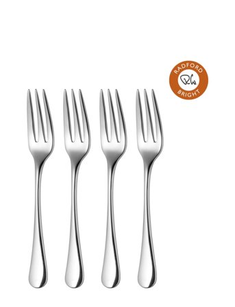 Radford Bright Pastry Fork, Set Of 4 Silver Robert Welch