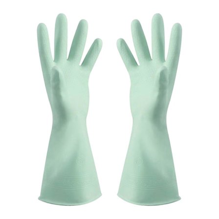 Kotitalouskäsineet, uudelleenkäytettävät astianpesukäsineet, elintarvikelaatuiset liukumattomat keittiökäsineet (1 pari)