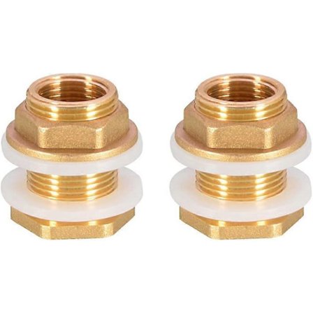 Pieces DN20 3/4 Messing Vandtank Vandslange Fittings Adapter Vandhane Regnvandsspand BNT