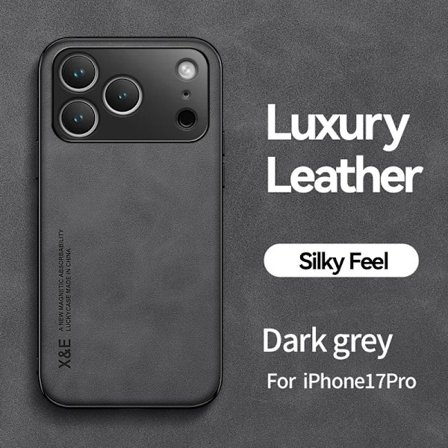 Magnetiskt fodral i fårskinn kompatibelt med iPhone 17 Pro Max 14 11 12 15 16 Pro Max 12 13 Mini 14 15 16 Plus 17 Air Läder Matt Telefonskal