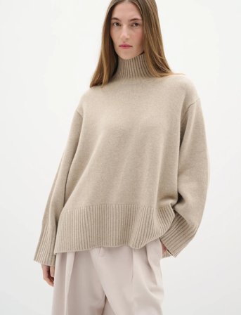 InWear Geaiw Kaxy Highneck - Cream - L