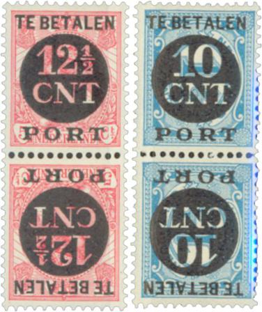 Holland 1924 - Portomærker NVPH P67a+P68a - Postfrisk