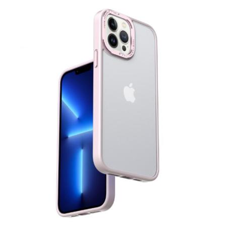 Iphone 14 Pro Max Skal Kameraram I Aluminiumlegering - Rosa