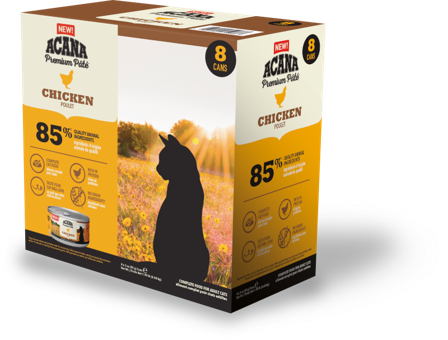Acana - Cat Premium paté Chicken 85 g x 8-pk. - Katt - Kattefôr & kattemat - Våtfôr og våtmat - ZOO.no