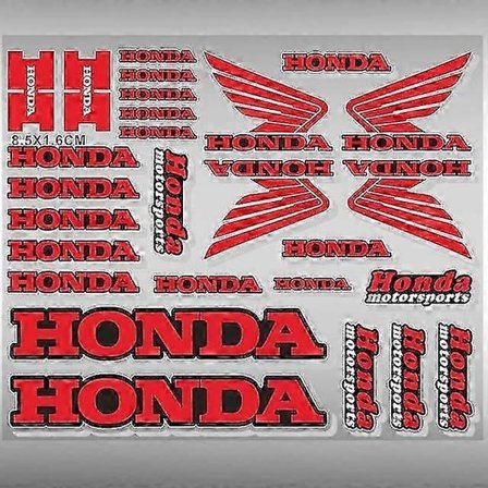 Kompatibel med Honda Dekaler Klistermärken Motorcykel Tank Logo Kit-Perfet